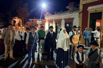 La carreta de Arenales triunfa en la romería de Valsequillo (Foto Francisco Javier Santana)
